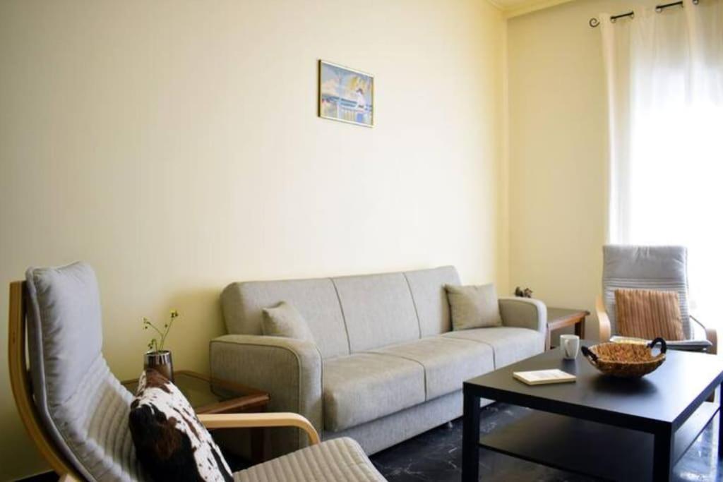 Marble Cool 2-Bedroom Down Town Yard House Kíssamos Exterior foto